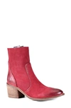 Diba True Majes Tic Bootie In Deep Red