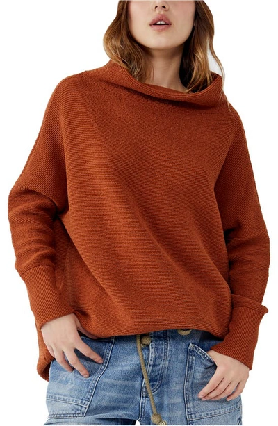 Free People Ottoman Slouchy Tunic In Sienna