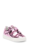 Givenchy Kids' Metallic Sneaker In Pink Washed