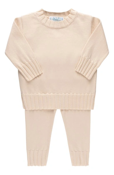 Feltman Brothers Babies'  Remi Ribbed Sweater & Pants Set In Pink