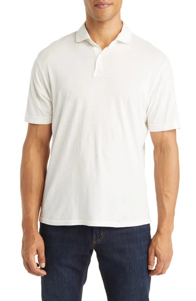 Peter Millar Crown Crafted Journeyman Pima Cotton Polo In White