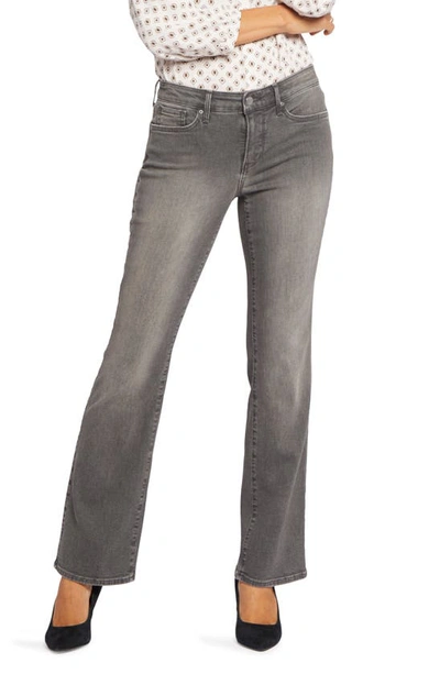Nydj Barbara High Waist Stretch Denim Bootcut Jeans In Grey