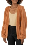 Kut From The Kloth Jana Open Front Cardigan In Terracotta