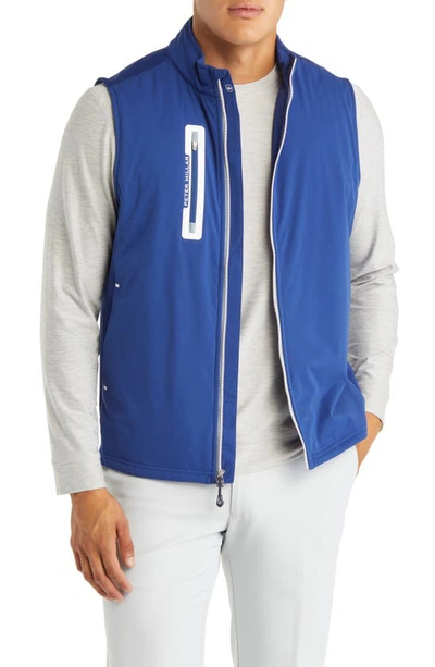 Peter Millar Hyperlight Fuse Hybrid Vest In Sport Navy