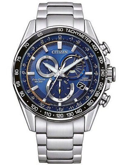 Pre-owned Citizen Silver Mens Chronograph Watch Cb5914-89l