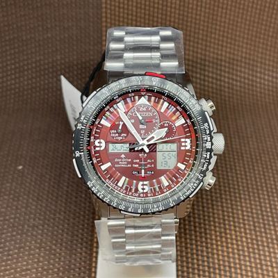 Pre-owned Citizen Jy8086-89x Promaster Skyhawk Perpetual Calendar Chronograph Sporty Watch