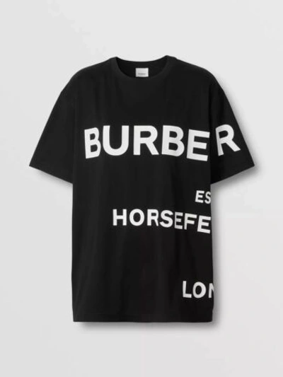 Pre-owned Burberry T Shirt (xs) In Black