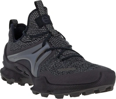 Pre-owned Ecco Men's Biom C Knit Trail Running Shoe In Black/black
