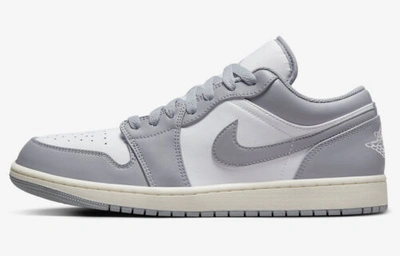 Pre-owned Jordan Nike Air  1 Low Vintage Grey [us 7-12] 553558-053 In White