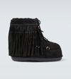 ALANUI X MOON BOOT ICON SUEDE ANKLE BOOTS