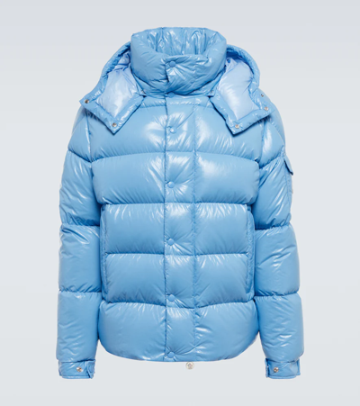 Moncler Maya 70 Puffer Jacket In Blue