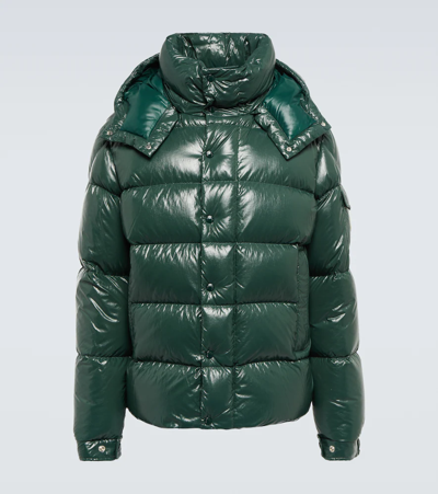 Moncler Maya Down-filled Jacket In Forest Green