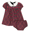 PAADE MODE BABY CHECKED DRESS AND BLOOMERS SET