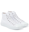 ACNE STUDIOS CANVAS HIGH-TOP SNEAKERS