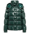 Moncler Maya 70 Short Down Jacket In Green