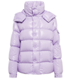Moncler Maya Padded Shell-down Jacket In Lilac