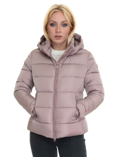 Save The Duck Tess Quilted Jacket Pink  Woman