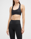 Alo Yoga Airlift Global Body Racerback Sports Bra In Black