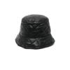STAND STUDIO BLACK VIDA QUILTED FAUX LEATHER BUCKET HAT,61649879017980854