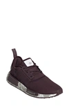 Adidas Originals Nmd R1 Sneaker In Shadow Maroon/ White