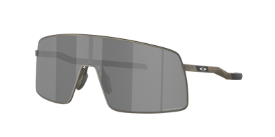 Oakley Men's Sutro 134mm Shield Titanium Sunglasses In Matte Grey