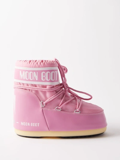 Moon Boot Icon Snow Boots In Light Pink