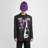 Raf Simons Oversized Blazer With Uniform Pockets And Print In Black