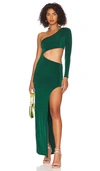 Camila Coelho Clarissa Midi Dress In Emerald Green