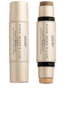 Jouer Cosmetics Bloom, Bronze & Glow Bronzer + Highlighter Duo In Sunset