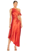Cult Gaia Bellamy Dress In Rouge