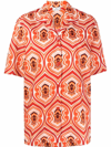 Etro Womens Multicolor Shirt In Red