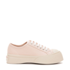 Marni Woman Sneakers Blush Size 11 Soft Leather In Pink