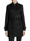 BURBERRY Kensington Wool & Cashmere Double-Breasted Trench Coat