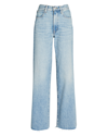 Slvrlake Grace Double Yoke High Waist Wide Leg Jeans In Heartache