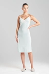 Natori Luxe Shangri-la Tencel™ Chemise In Heather Sage Green