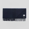 Asket The Oversized Cashmere Wool Scarf Dark Navy In Dark Navy