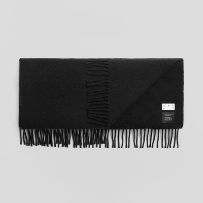 Asket The Oversized Cashmere Wool Scarf Black