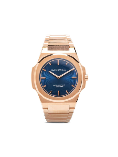 Nuun Official Montre Slim 38mm In Blau