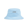 Jacquemus Le Bob Gadjo Cotton Logo Bucket Hat In Blue