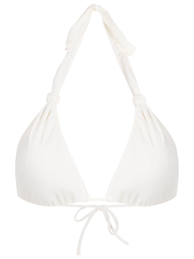 Clube Bossa Halterneck Bikini Top In White