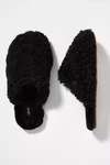 Ugg Schuhe  Hausschuhe Lammfell Maxi Curly Slide Lammfell In Black