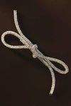 Lelet Ny Sasha Crystal Bow Barrette In Silver