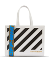 OFF-WHITE DIAG HYBRID SHOP 28 TOTE BAG