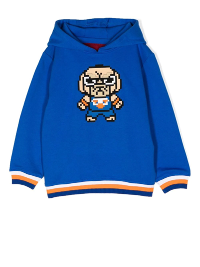 Mostly Heard Rarely Seen 8-bit Little Boy's & Boy's Mini New York Hoodie In Blue