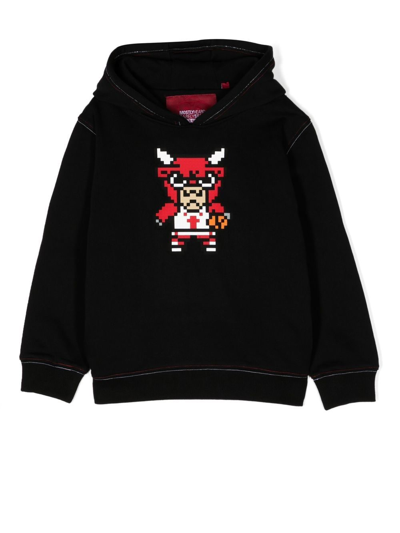 Mostly Heard Rarely Seen 8-bit Kids' Chicago Print Hoodie In Schwarz