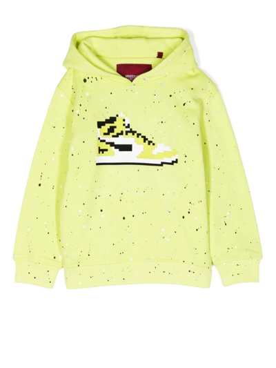 Mostly Heard Rarely Seen 8-bit Kids' Mini Neon Volt Hoodie In Gelb