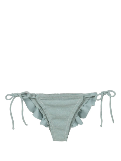 Clube Bossa Malgosia Side Tie Bikini Bottoms In Blue