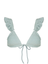 Clube Bossa Laven Triangle Bikini Top In Blue