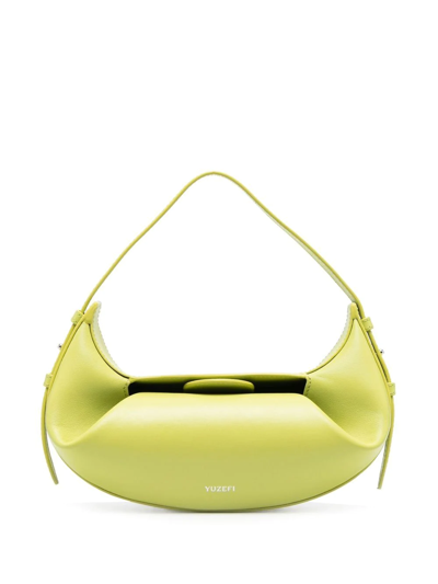 Yuzefi Mini Fortune Cookie Shoulder Bag In Verde ModeSens