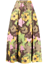 REJINA PYO TIED-WAIST FLORAL-PRINT SKIRT